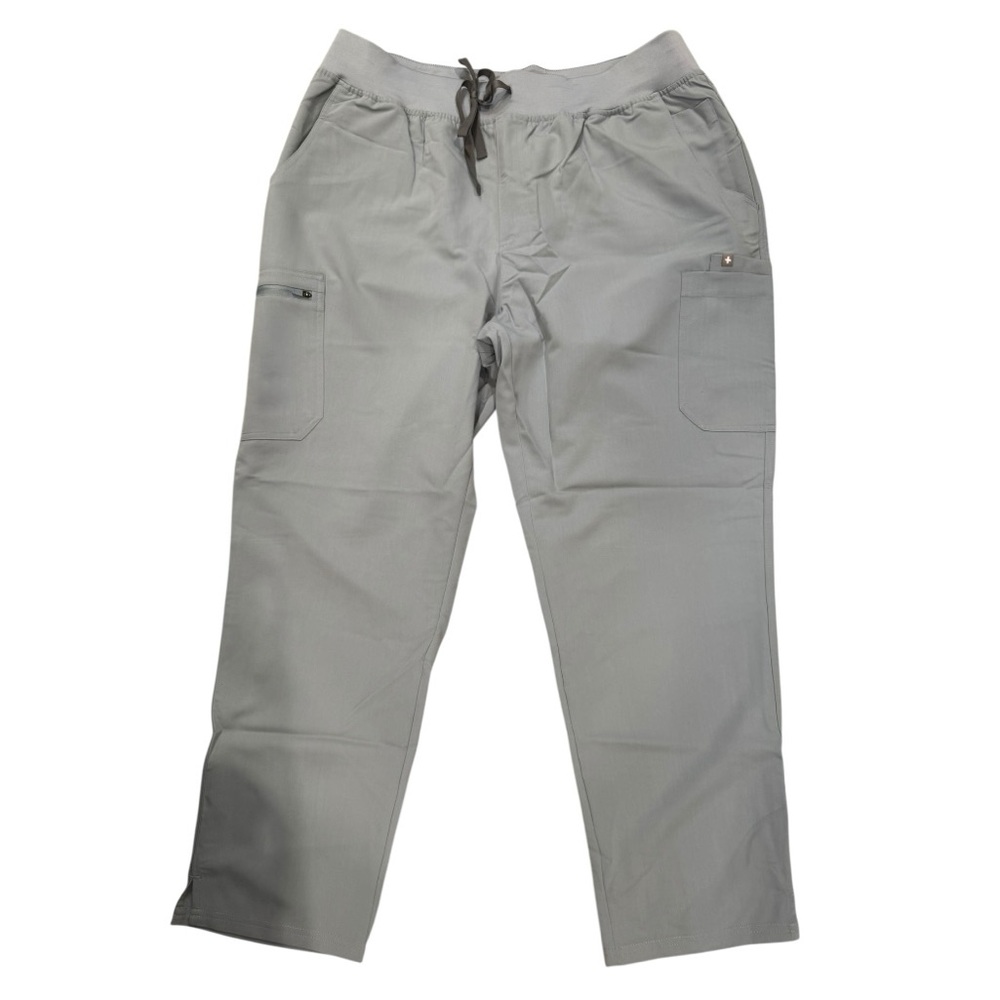 Womens High Waisted Yola Scrub Pants, size 3 XL Reg, Chambray color